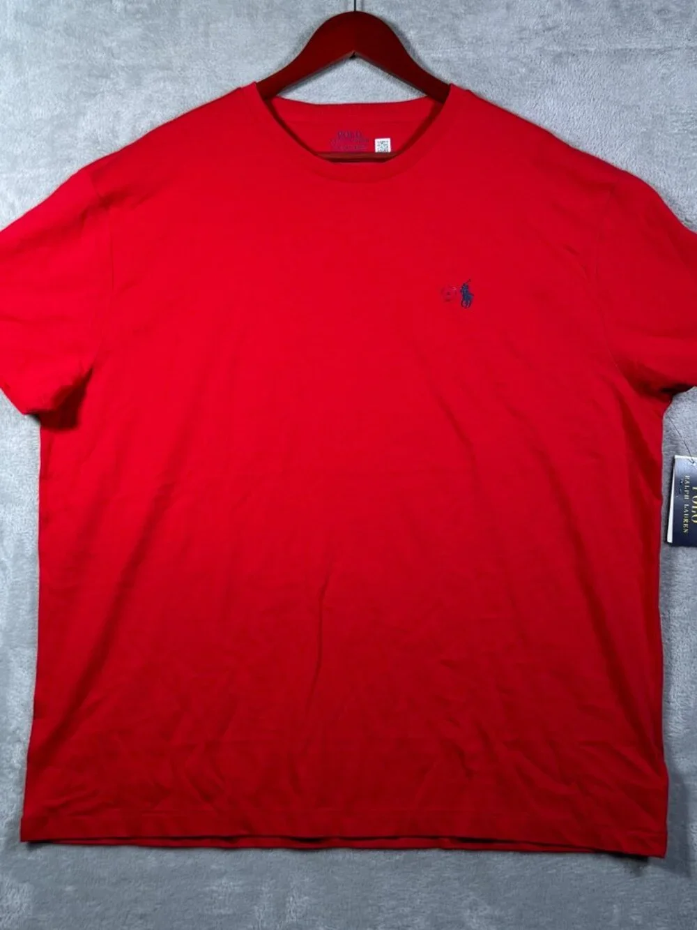 Polo Ralph Lauren T-Shirt Mens XL Red Classic Fit Short Sleeve Pony Logo $55